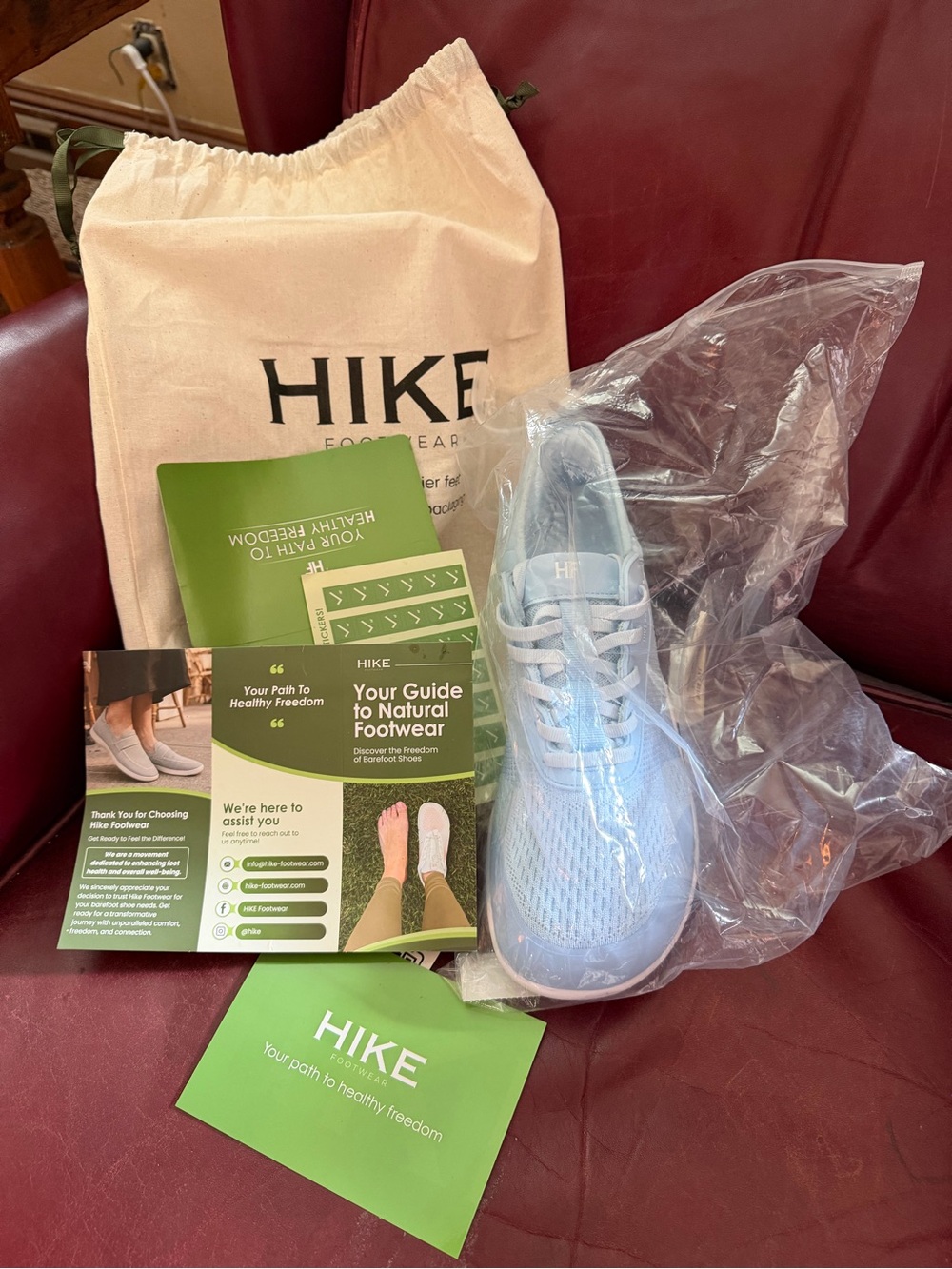 HIKE Men's Breathable Light Blue Mesh Sneakers